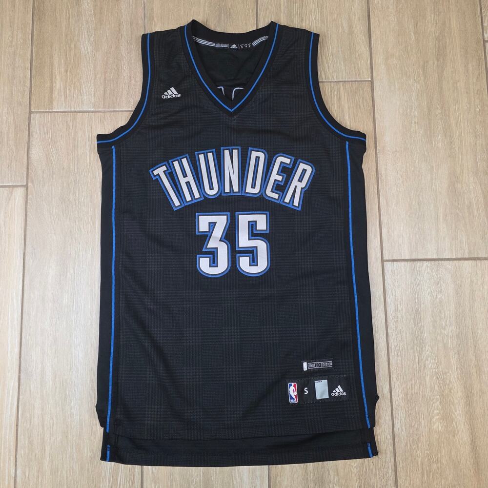 Adidas Kevin Durant 35 OKC Thunder Jersey Mens S Black Limited Edition 2011